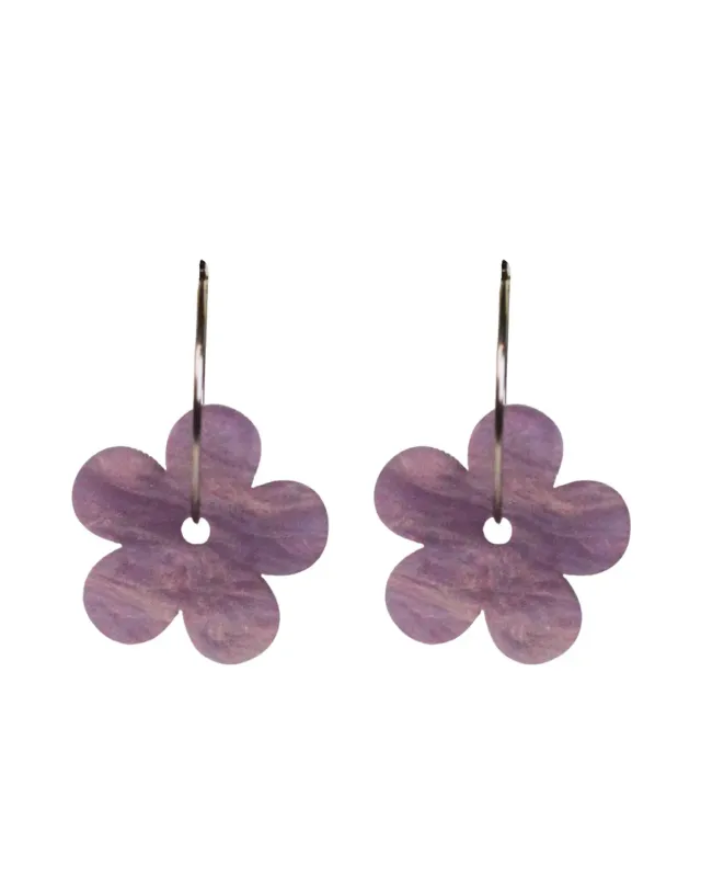 Wos My Maggie Blommor hoops blomster lilla
