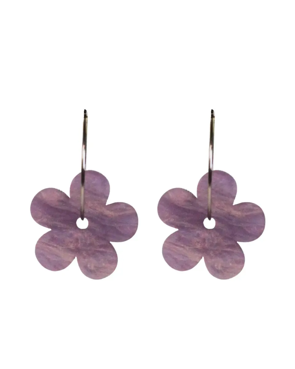 Wos My Maggie Blommor hoops blomster lilla