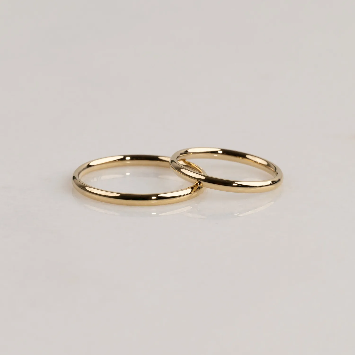 Sisi Copenhagen Oval Court vielsesring guld 2 mm