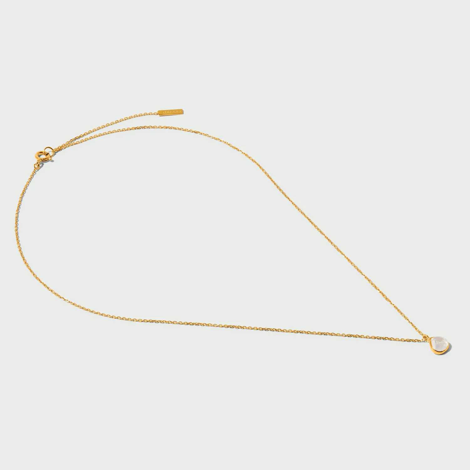 Orelia Luxe Moonstone halskæde guld månesten
