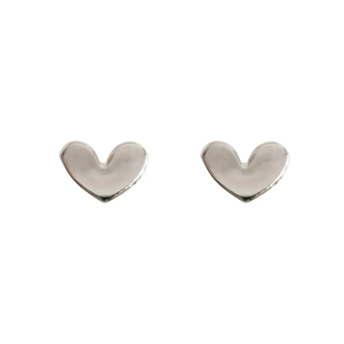 TIMI OF SWEDEN Petite Heart stud øreringe guld 5,2 mm