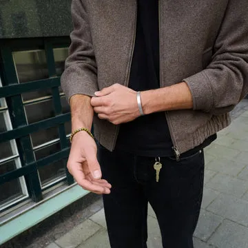 Timi of Sweden Tage armbånd bangle stål 65 mm ribbet