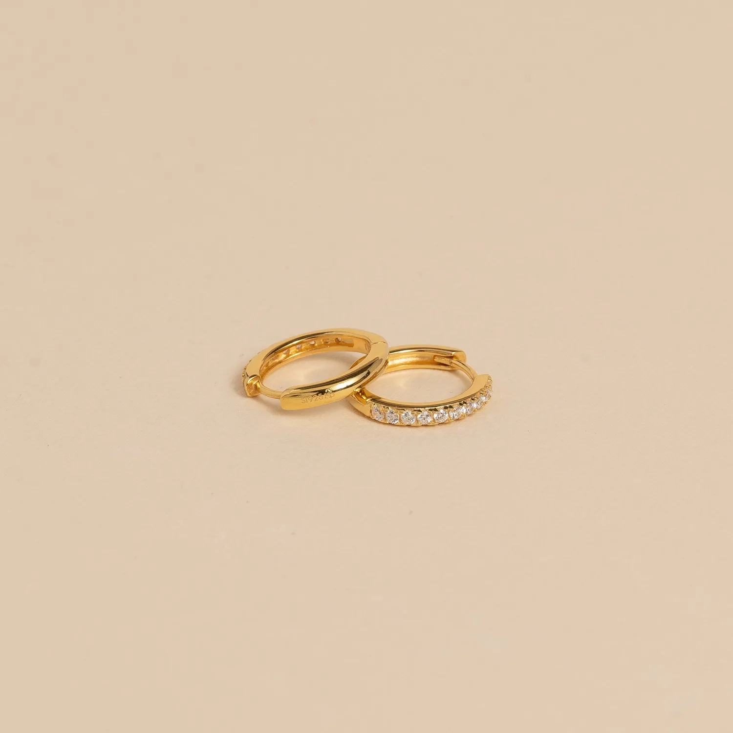 Sisi Copenhagen Stella Small creoler forgyldt 15 mm