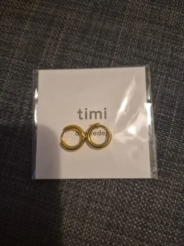 TIMI OF SWEDEN Hollie 13mm hoop øreringe rustfrit stål