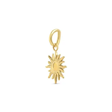 TIMI OF SWEDEN Sol charm stål sunburst 16 mm