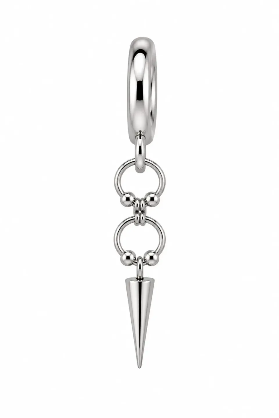 Wos Kelly single ørering sølv 6,6 cm