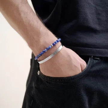 TIMI OF SWEDEN Tristan bangle armbånd stål 65 mm