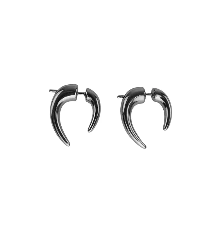 Wos Kai Mini Arrow øreringe sølv 2 cm stål