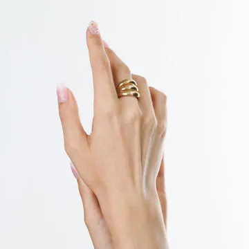Timi of Sweden Daga Triple ring forgyldt justerbar
