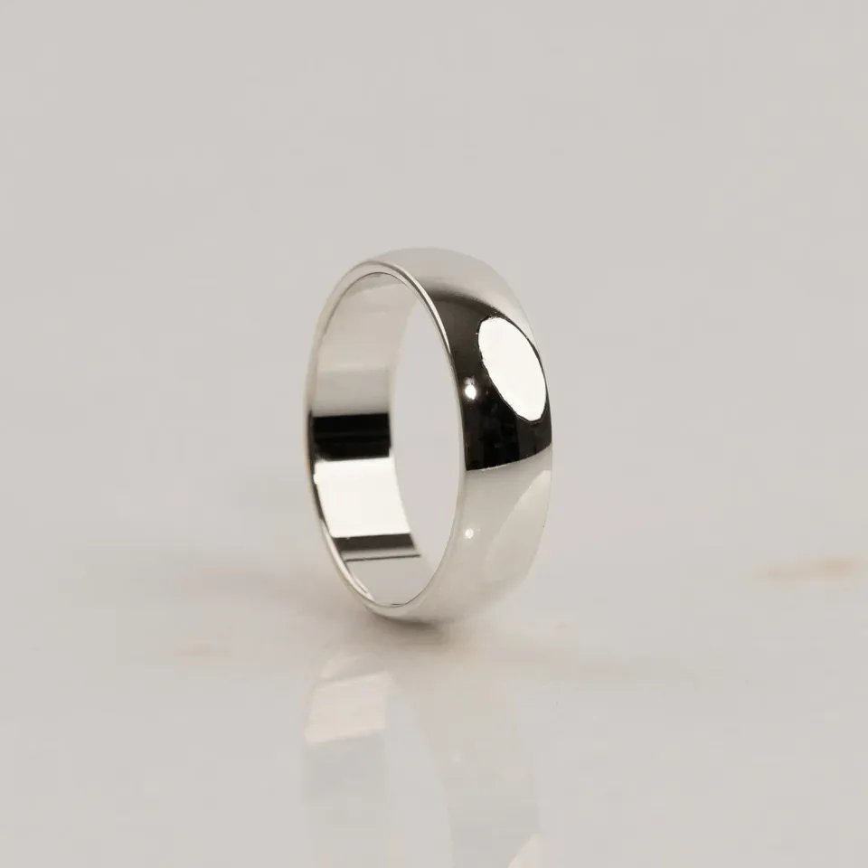Sisi Copenhagen Classic vielsesring 7mm hvidguld 14 kt 54
