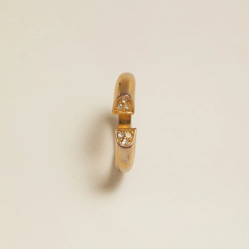 Orelia Vintage Open Crystal ring justerbar krystal