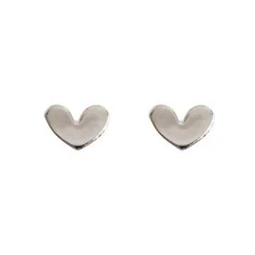 Timi of Sweden Petite Heart stud øreringe forgyldt par
