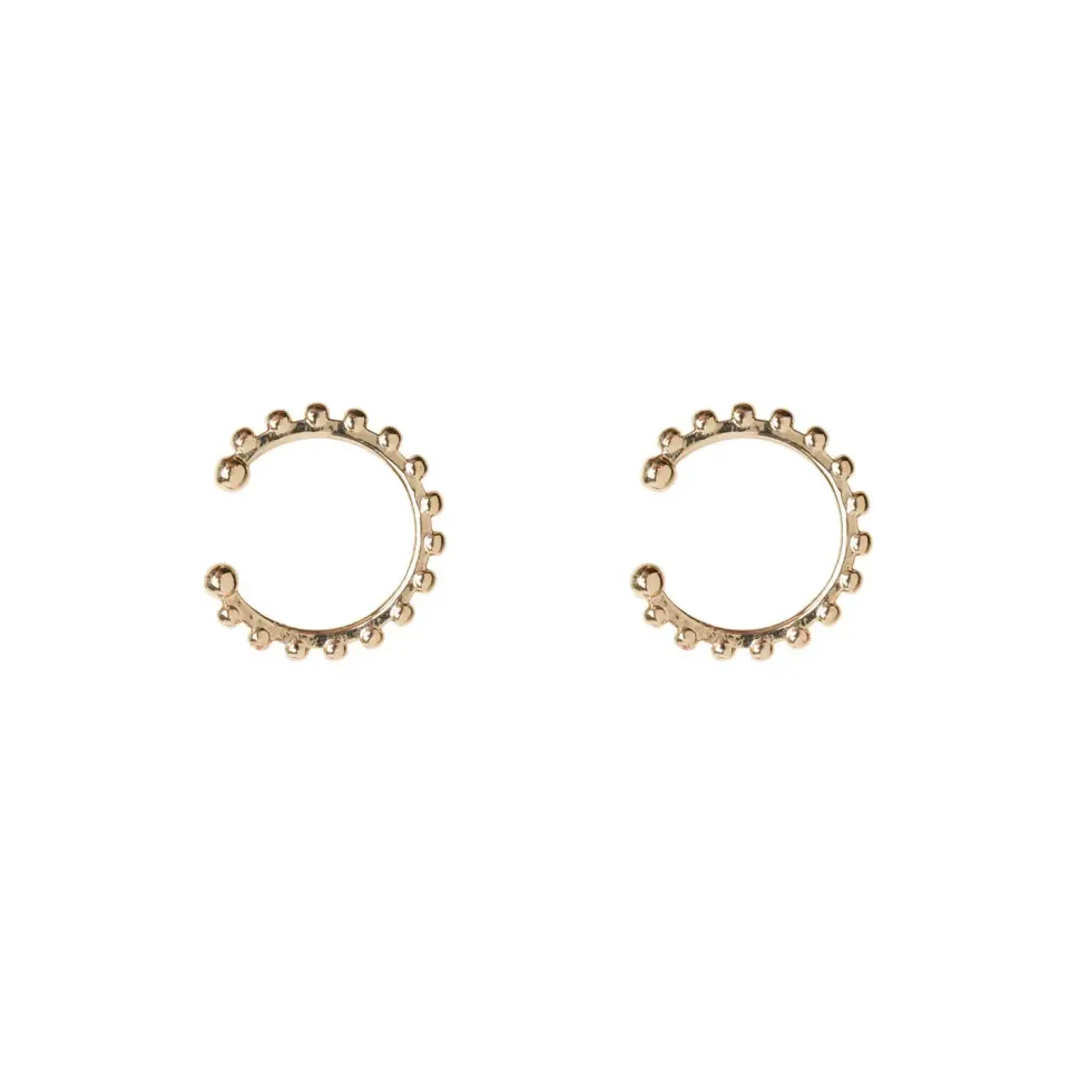 TIMI OF SWEDEN Ruby ear cuff guld 12 mm single