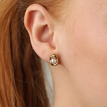 TIMI OF SWEDEN Ilse perleørestikker stål 12 mm