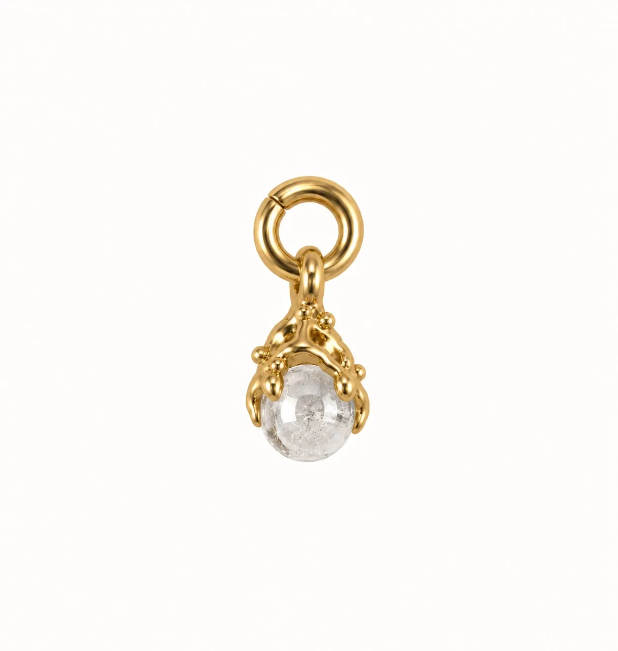 WOS x Bedazzled månedssten charm messing
