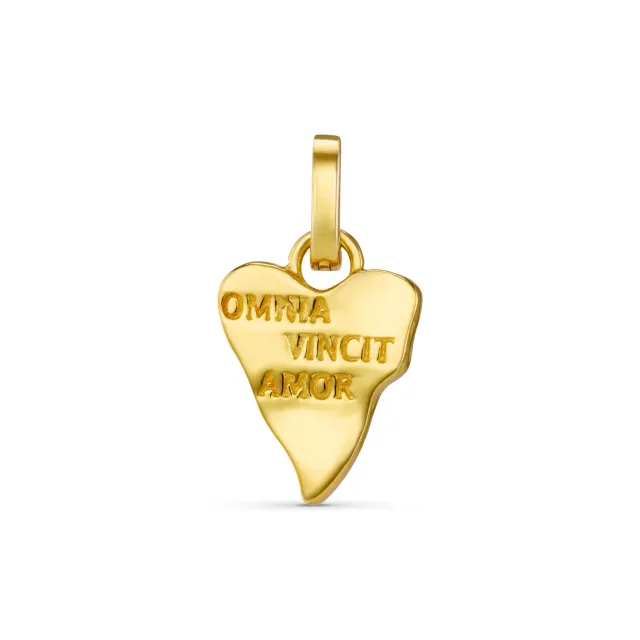 Orelia LUXE Heart charm guld hjerte vedhæng