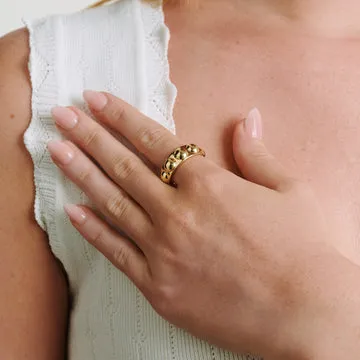 TIMI OF SWEDEN Reah ring bubble justerbar rustfri
