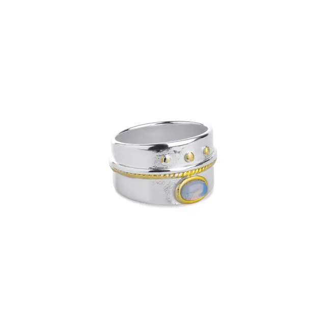 Timi of Sweden Isra statement ring str 18 vandtæt stål