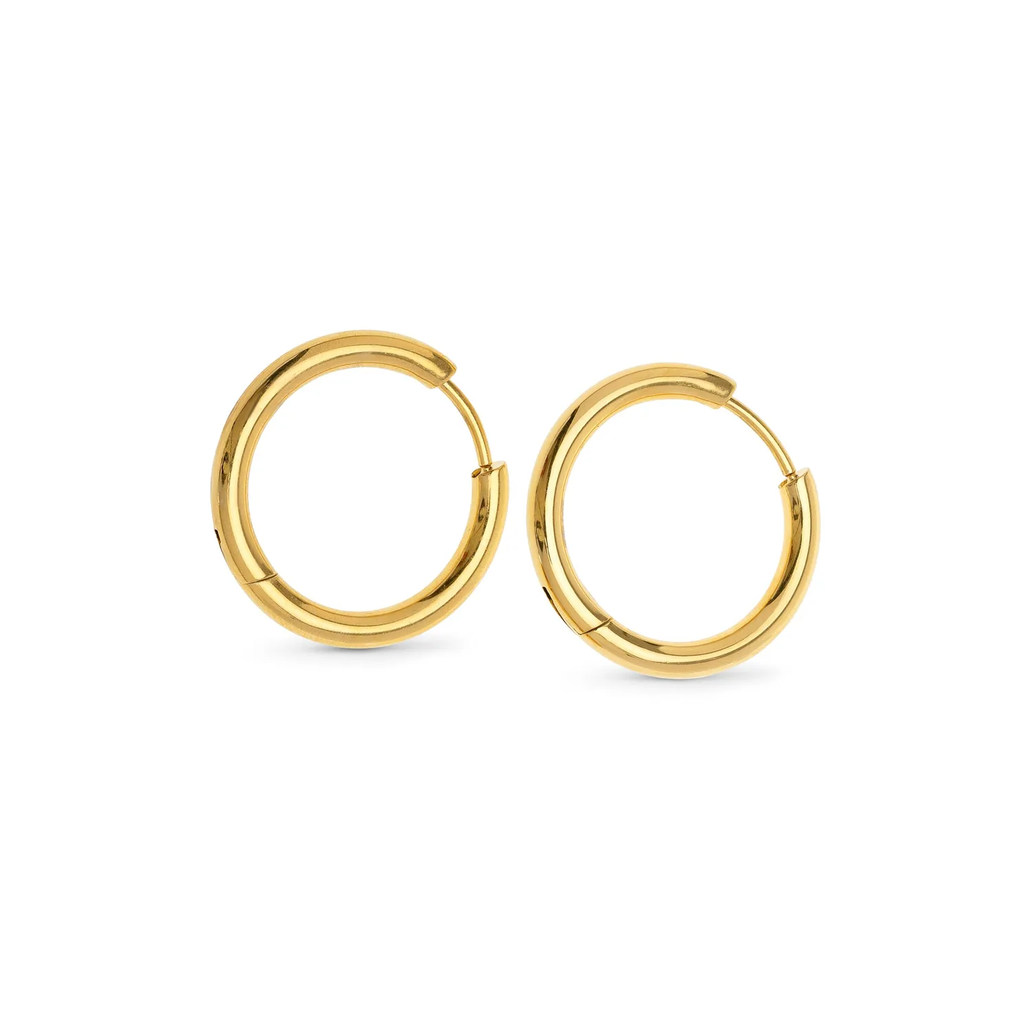 TIMI OF SWEDEN Hollie 13mm hoop øreringe rustfrit stål
