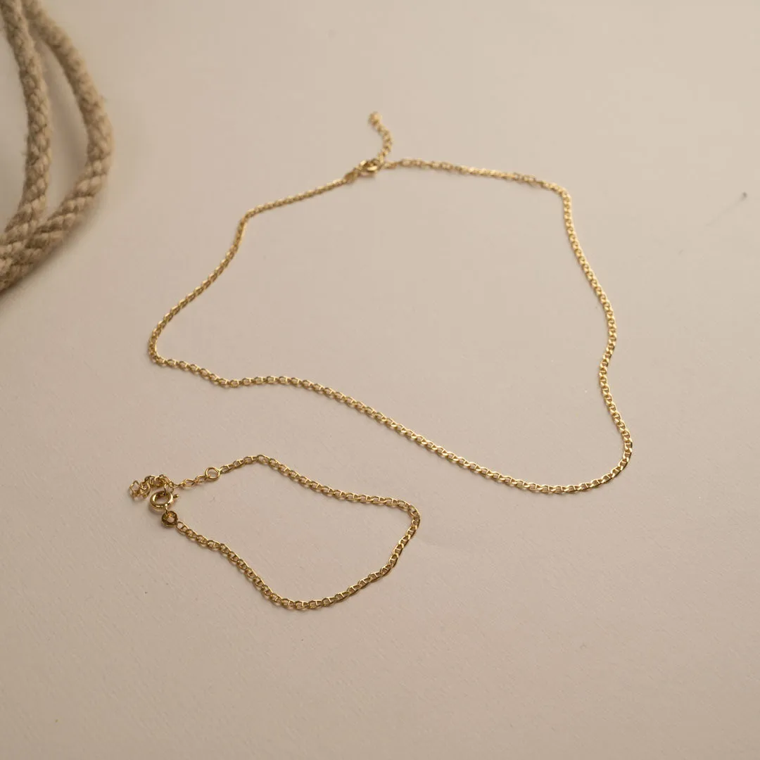 Sisi Copenhagen Auda armbånd forgyldt 2,1mm