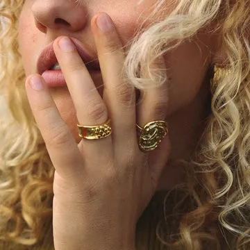 Timi of Sweden Tallulah statement ring stål 24 mm