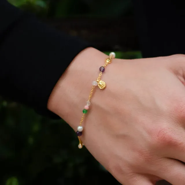 Bykjaergaard Arctic Colors armbånd forgyldt