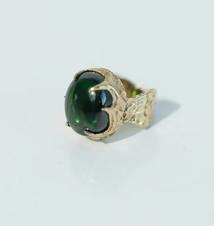 Wos Bedazzled Draco ring messing justerbar 17