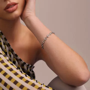 TIMI OF SWEDEN Amie Link Chain armbånd 17 cm vandtæt guld