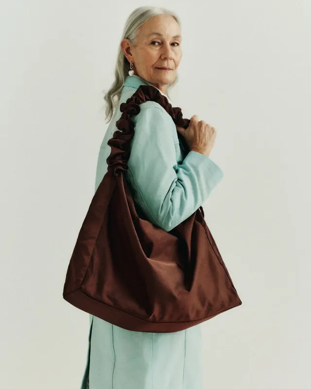 Wos Tilda taske stor brun nylon