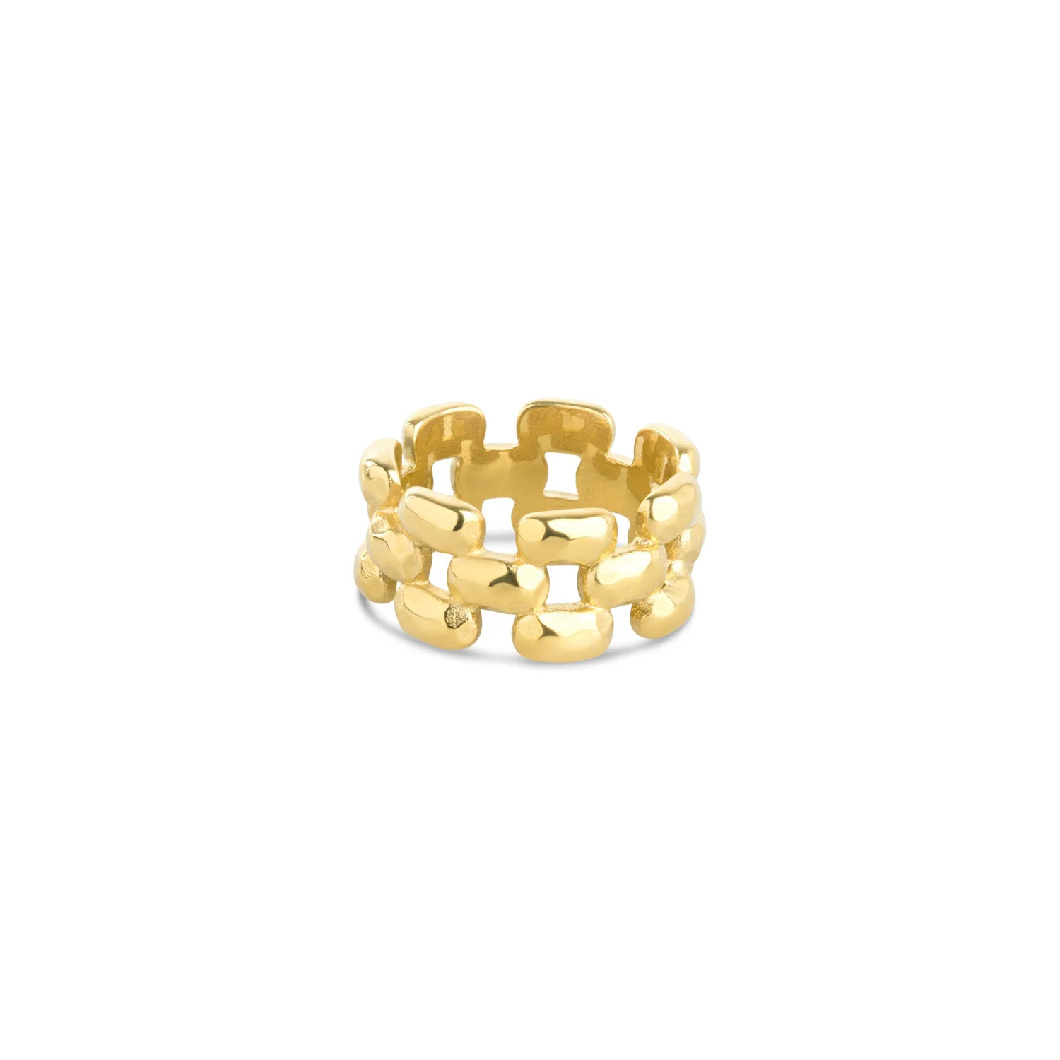 TIMI OF SWEDEN Elira ring stål chunky 17,5 mm