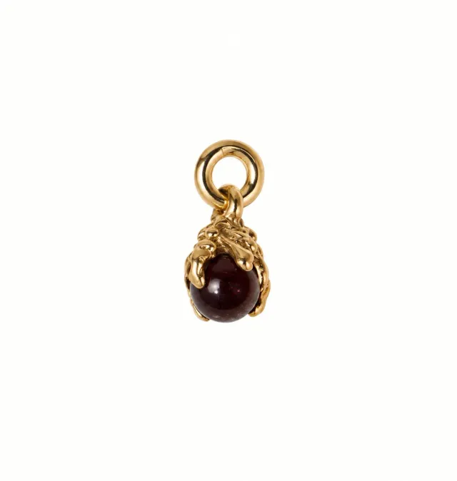 WOS x Bedazzled månedssten charm messing