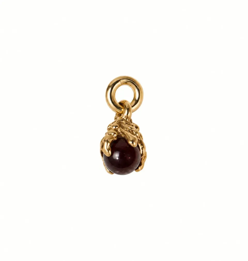 WOS x Bedazzled månedssten charm messing