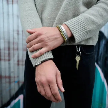 Timi of Sweden Tage armbånd bangle stål 65 mm ribbet