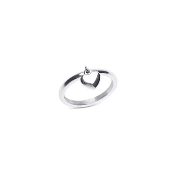 TIMI OF SWEDEN Iselin hjerte ring guld str. 17,5