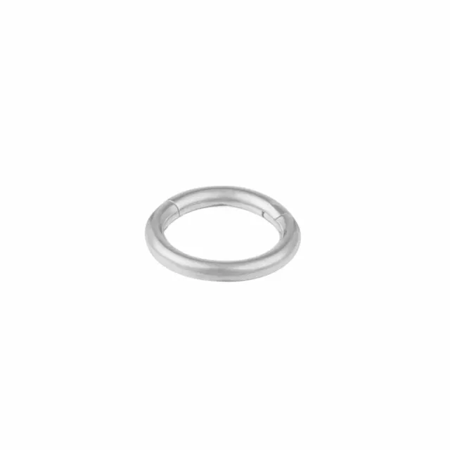 Orelia Mini Clicker Hoop 6mm øreringe sølv
