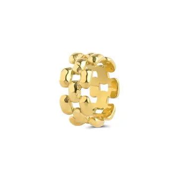 TIMI OF SWEDEN Elira chunky ring stål 17,5 mm