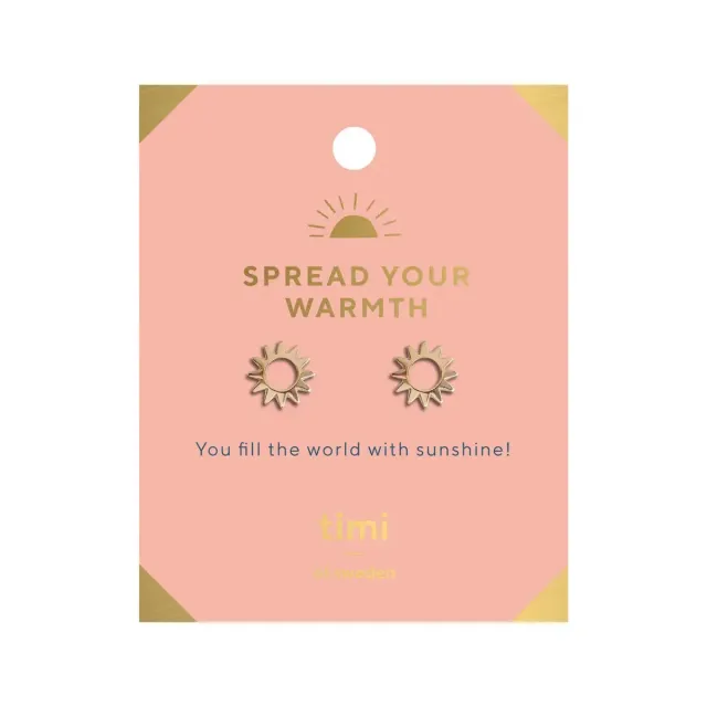TIMI OF SWEDEN Spread Your Warmth soløreringe guld