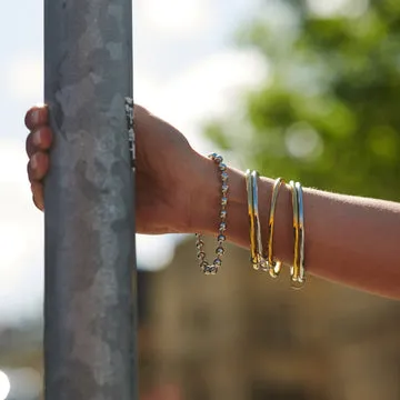 Timi of Sweden Rory stacked bangle armbånd 5 stk vandtæt