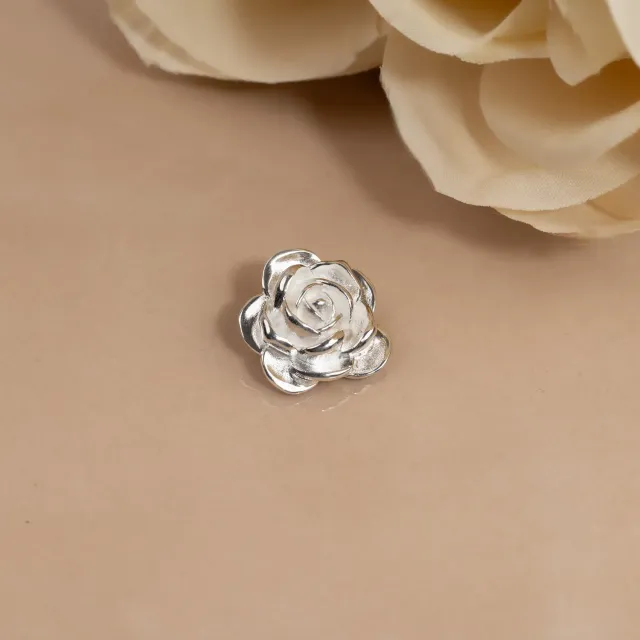 Sisi Copenhagen Rosie vedhæng sølv rose 15,5 mm