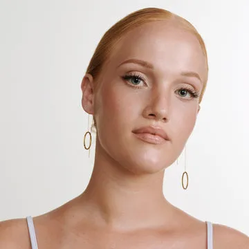 TIMI OF SWEDEN Tiril Circle Chain øreringe rustfrit stål vandtætte