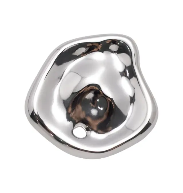 WOS UP Elise broche 4,5 cm sølv