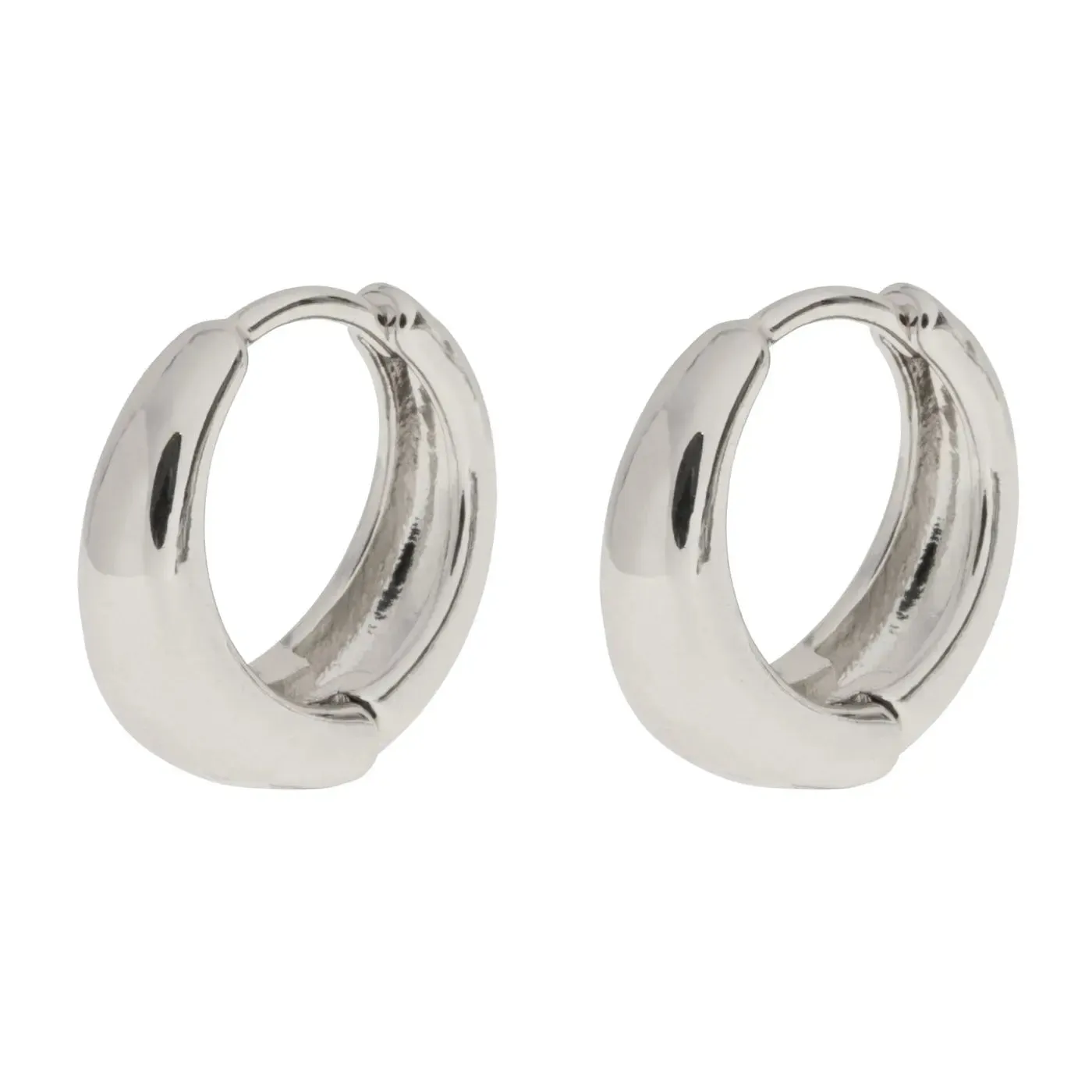 TIMI OF SWEDEN Faye brede creol øreringe guld 5,8 mm