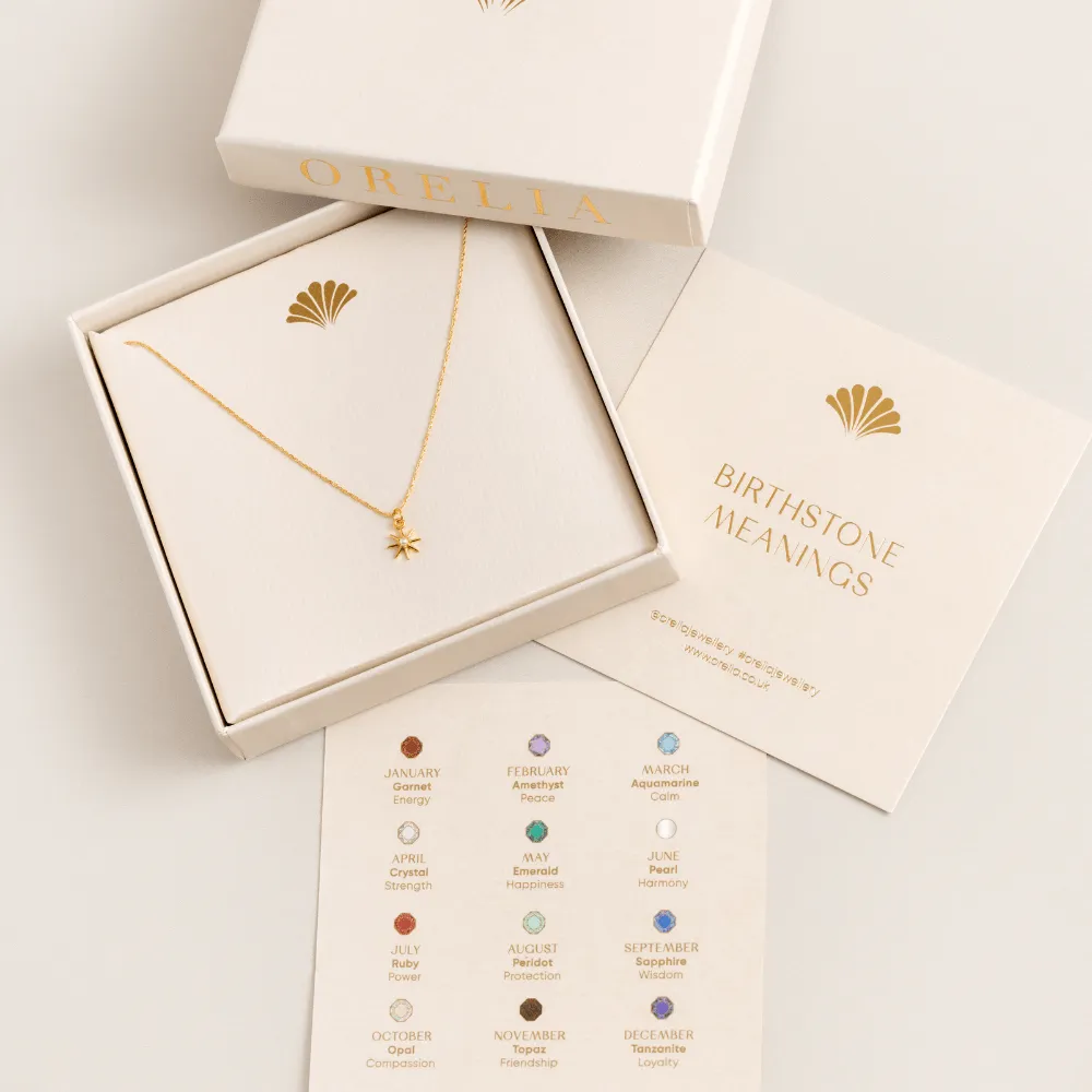 Orelia June Birthstone Pearl halskæde guld perle
