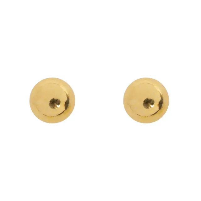 TIMI OF SWEDEN Arbo Small Ball stud øreringe guld 3 mm