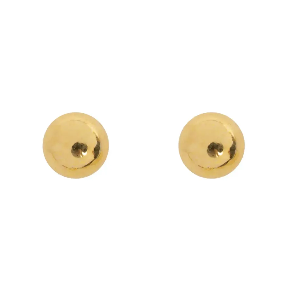 TIMI OF SWEDEN Arbo Small Ball stud øreringe guld 3 mm
