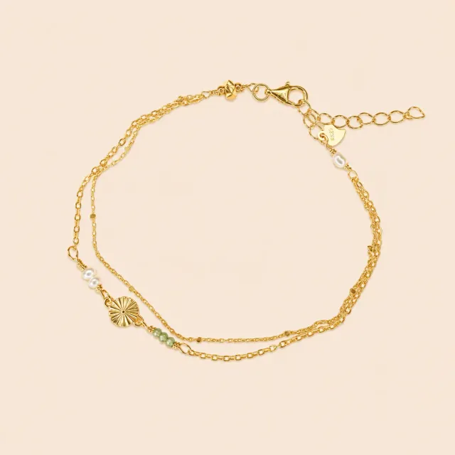 Lulo Bracelet armbånd 18K forgyldt dobbelt