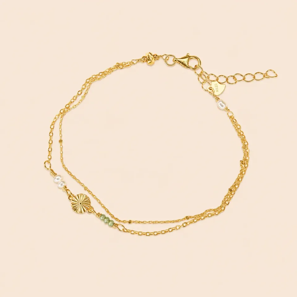 Lulo Bracelet armbånd 18K forgyldt dobbelt