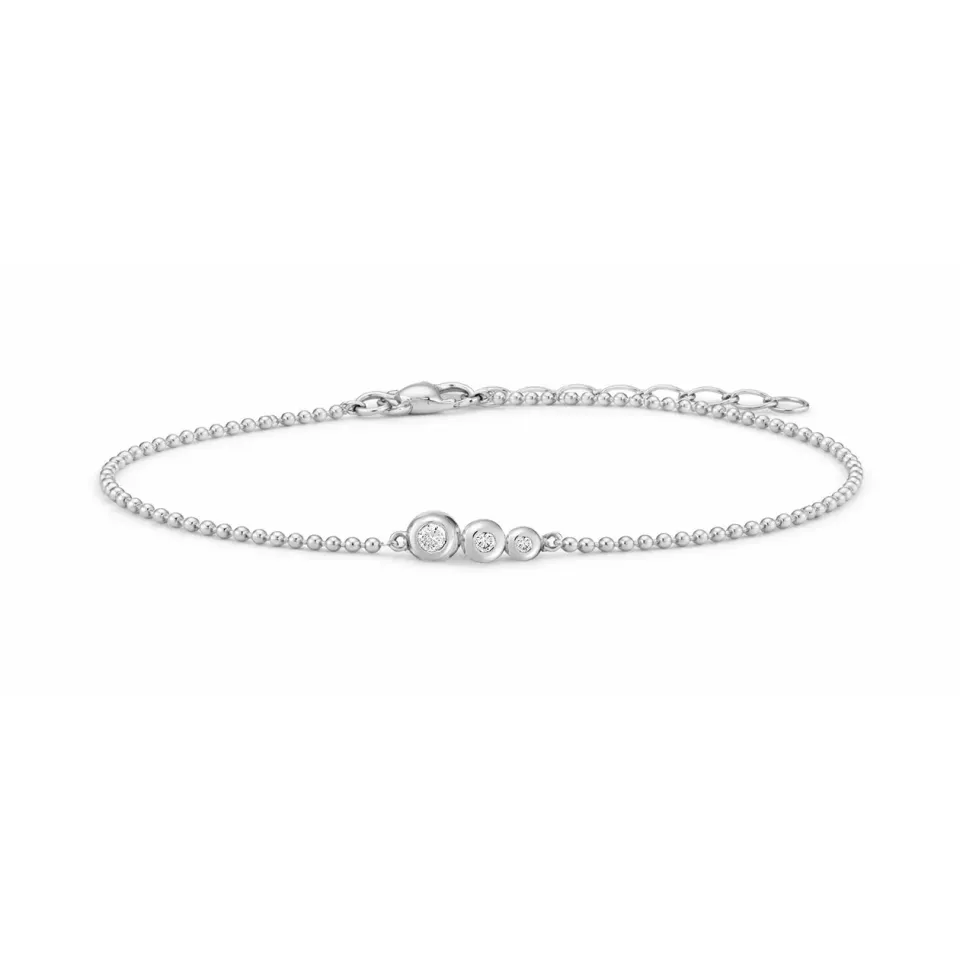 Bykjaergaard Timeless armbånd sølv zirkonia