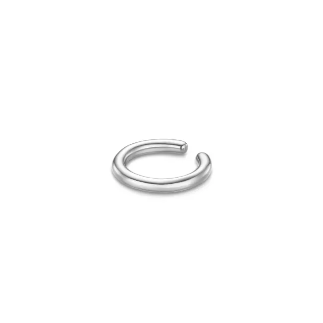Orelia Simple Ear Cuff sølv uden hul åben ring