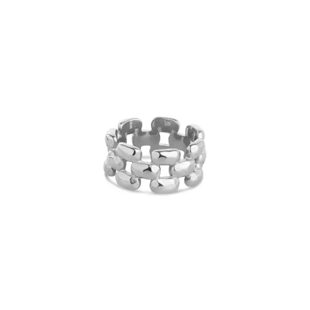 TIMI OF SWEDEN Elira chunky ring stål 17,5 mm